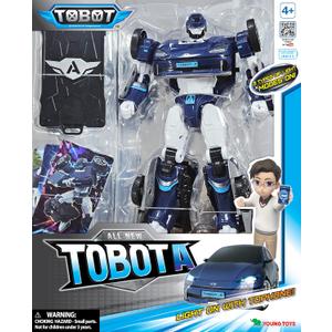 New TOBOT, TOBOT A, Youngtoys Transforming Collectible Vehicle to Robot, Heroes Animation Character Toys for Kids 4 and up Transform Toys Cars