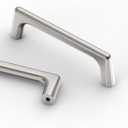 Asidrama 10 Pack 3.75 Inch(96mm) Brushed Satin Nickel Cabinet Pulls Cabinet Handles Cupboard Handles Kitchen Cabinet Hardware for Cupboard Drawer Pulls
