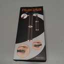 Heated Eyelash Curler, 2-in-1 Clip-Type Design, 3 Temperature Modes, USB Rechargeable Electric Eyelash Curler, Natural Curling 24H Long-Lasting Curl, Gift for Women & Girls, Black CE