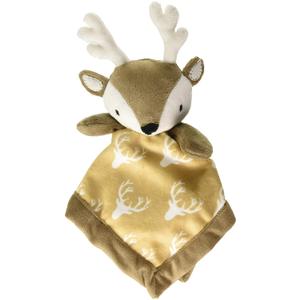 Levtex Home - Baby Deer Security Blanket - Soft and Cuddly Lovey - Plush - Tan, Taupe, Brown - Nursery Gift (Cream)