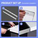 Stainless Steel Stove Gap Covers (2 Pack),Protect Gap Filler Sealing Spills in Kitchen Counter (23inch)