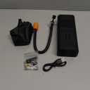 AIRSURE Tire Inflator Portable Air Compressor, 150 PSI Fast Inflation Cordless Air Pump with LED Light, Auto Shut-Off, Rechargeable Battery for Car, Motorcycle, Bike, and Sports Balls