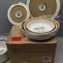 GreenLife 10 Piece Nonstick Pots & Pans Set, Detachable Handle & Stackable Cookware Set, Non Toxic PFAS-Free Skillets, Induction Kitchen Pans, Space Saving, Serving Bowls, Oven Safe, Speckled Cream