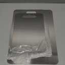 Titanium Cutting Board Set of 3 (S+M+L), 100% Pure Titanium Kitchen Cutting Boards, Double-Sided Chopping & Serving Board for Meat, Vegetables & Cheese, Lightweight, Durable & Dishwasher Safe