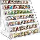 Clear Display Shelf for Funko Bitty Pop! Mini Collectible Toys Display Shelf Compactable with Doorables-7 Layers