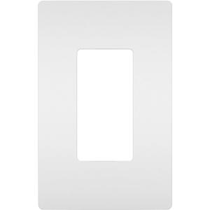 Legrand radiant Screwless Wall Plates for Decorator Rocker Outlets, 1-Gang, White, RWP26WCC10
