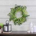 Eucalyptus and Foliage Springtime Floral Wreath Green