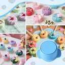 2 x Circle and Heart Cake Pop Cutter and Pusher, 3D Printed Cake Pop Molds Shapes Press Set, Baking Tools for Home Baking, Birthday Parties, Wedding Desserts