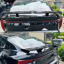 54 Inch Universal Rear Spoiler, PRO Style Car Rear Trunk Spoiler Wing Spoiler Compatible with Mazda Miata RX-7 Chevy Corvette C8 C7 Camaro Nissan Lexus Toyota Honda Civic Ford Mustang Scion