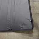 Soft Quad Fold Tonneau Cover Compatible with 1994-2025 Dodge Ram 1500 2500 3500 8ft Bed (96.3"), Vinly Top Alloy Steel Structure