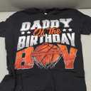 Basketball Daddy of The Birthday Boy Family Matching T-Shirt, L