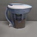 ZeroWater ZD-010rp, 10 Cup 5-Stage Water Filter Pitcher, NSF Certified to Reduce Lead, Other Heavy Metals and PFOA/PFOS, Blue and White