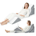 4pcs Wedge Pillow Set,Wedge Pillows for Back Pain Relief and Leg Pain,Wedge Pillow for Acid Reflux Relief and Anti-snoring.