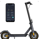 Electric Scooter 10'' Solid Tires 600W Peak Motor Up To 20Miles Range And 19Mph Speed For Adults - Portable Folding Commuting Scooter