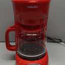 MUELLER HOME 12-Cup Red Coffee Maker - Perfect for Home or Office, Borosilicate Carafe, Auto-Off, Reusable Filter, Anti-Drip, Keep-Warm Function, Clear Water Level Window, Red Kitchen Accessories