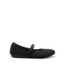 DREAM PAIRS Women's Mary Jane Ballet Flat Shoes Dressy Foldable Knit Flats with Arch Support Comfortable for Casual Work Office (8, Black)
