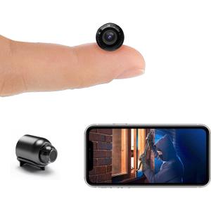 Smallest Wireless WiFi Camera,HD1080P Spy Camera Detector, Portable Mini Camera, Baby Monitor Camera, Nanny Cam, Pet Camera with Night Vision, Motion Detection, Cloud Storage for Security with iOS Android