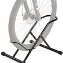 Upgraded 3.3"Wide Tire Floor Bike Stand Rack, Heavy Duty Garage Indoor Bike Storage, Fits 20"-27" Wheels, Kids Road Mountain Bikes, 66lbs Max Load, Anti-Slip Rubber Base