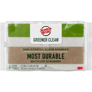 Scotch-Brite Greener Clean Non-Scratch Scrub Sponge 8 pc