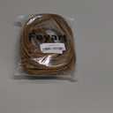 Feyart 40m/131ft 7mm Light Wood Wicker Repair Kit, PE Rattan Repair Kit for Wicker Chair Fixing, Patio Furniture Repair