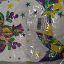Kids Mardi Gras Shirt Girls Boys Fat Tuesday Shirts New Orleans Carnival Party Mask Graphic Outfits (White)