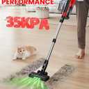 Cordless Vacuum Cleaner for Milwaukee Battery, 7-in-1 Lightweight Stick Vacuum with HEPA Filter, 35KPA Suction, 350W Brushless Motor, 3 Modes for Carpet, Floor, Car (Battery Not Included)