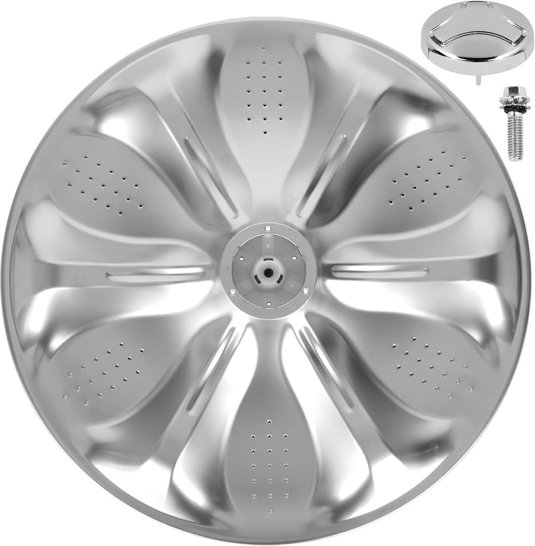 AGZ72909711 Agitator Plate With 5006EA3009B Washer Pulsator Cap Compatible with LG kenmore Sears Washer Replaces AGZ72909702 AGZ72909706 AP6800730 Compatible with WT1501CW WT5270CW WT4870CW WT7300CW