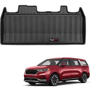 Custom Trunk Liner for 2022-2024 2025 Kia Carnival Cargo Mat All Weather TPE Rubber Protection Mat (Cargo Liner)