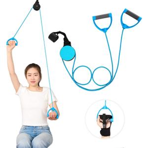 Shoulder Pulley for Physical Therapy,Over the Door Pulley Rehab Exerciser for Rotator Cuff Recovery,Facilitate Recovery From Surgery