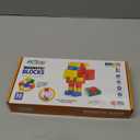 Magnetic Blocks,1.42 inch 32pcs Large Magnetic Building Block for Toddlers 3 4 5 6 7 8 Year Old Boys Girls Color Magnet Cubes Learning Toys for Kids 1-3 Sensory Toys Age 4-8 Christmas Birthday Gifts