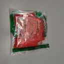 Shintop 50PCS Christmas Organza Gift Bags, 4x6 Inch Drawstring Mesh Treat Bags Small Jewelry Pouch for Candy Party Favors Holiday Decorations (Red Green White)