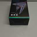 Dual Voltage(100~250V) Mini Hair Dryer Brush with European Plug Adapter for International Travel, Europe Travel Essentials for Women (Black)