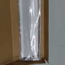 LazBlinds Cordless Cellular Shades, No Tools No Drill Blackout Honeycomb Shades Pleated Blinds for Windows, 36'' W x 48'' H, Silver White