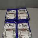 Dr Teal's Salt Soak with Pure Epsom Salt,Nourish & Protect with Coconut Oil,3 lbs,(Pack of 4)