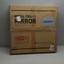 TokeShimi Brushed Gold Round Mirror 24 Inch Gold Round Vanity Bathroom Mirror for Wall Aluminum Alloy Matte Metal Frame Modern Gold Circle Mirror Fit in Minimalist Multi Style Home Decor