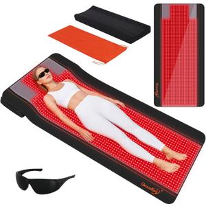 FSA/HSA Eligible Red Light Therapy Mat for Full Body, 73" x 35"
1444 3-in-1 LEDs, 660nm & 850nm Near Infrared Light, With Ergonomic Pillow, 5 Intensity Levels, 10Hz/40Hz Pulse