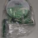 Auxmir 1X/30X Wall Mounted Lighted Makeup Mirror, 8" 3200 mAh Rechargeable Double-Sided Magnifying Mirror, Touch Dimmable 3 Color Lights, 360 Rotating Foldable 14.5" Extension Arm, Brushed Nickel