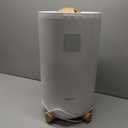 Keenray Large Towel Warmer Bucket, Luxury Towel Warmer for Bathroom, LCD Screen for Time and Temperature, Delay Time Up to 24 Hours, Fits 3 Large Towels, Blankets, Bathrobes, PJ's, Gift for Him & Her (Creamy White)