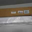 Boolegon No Drill Cellular Shades for Indoor Windows,Noise Reducing & Thermal Insulating Honeycomb Blinds,Cordless Free Stop Blackout Blinds Easy to Install,21" W x 48" H,Blackout White