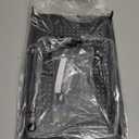 Expandable Adjustable Cabinet Shelf Organizer - Stackable Metal Spice Rack for Kitchen Pantry, Countertop, Cupboard & Bathroom (1Pack/Black,Large)