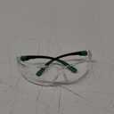 NoCry Clear Safety Glasses for Men and Women with Anti-Fog and Scratch Resistant Wrap Around Lenses, Adjustable Temples and Nose Pads  ANSI Z87 Certified Protective Eyewear with 100% UV Shielding (Black & Green)