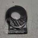 carleef T-Type Car Weather Stripping,16.4FT Rubber Seal Strip for Headlight Sealant/Car Wheel Eyebrow Rubber Seal,Universal Automotive Weather Stripping Fills Every Gap of Your Car (8MM)