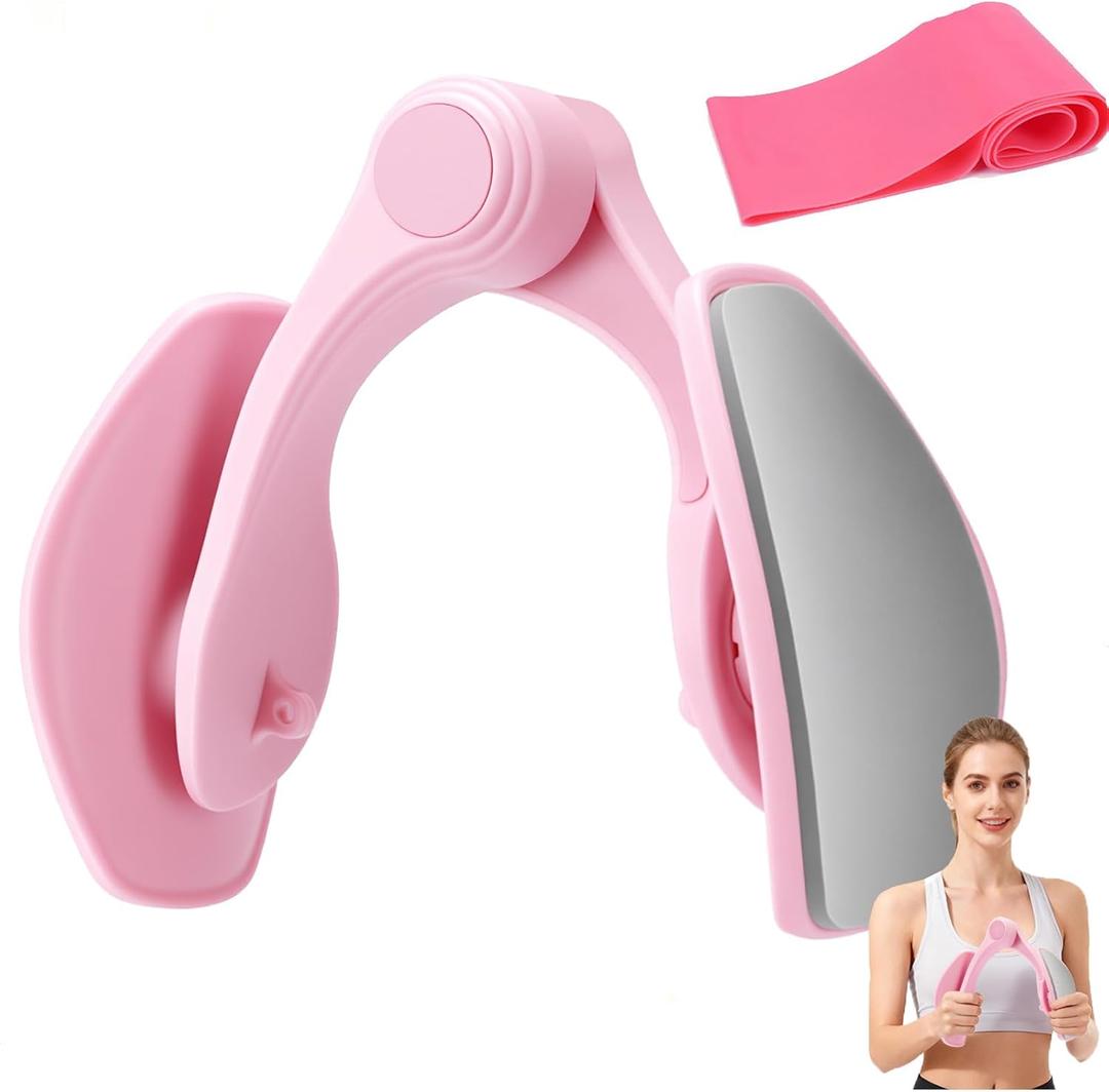 Thigh Master Thigh Exerciser for Women, Enhanced Resistance Hip and Pelvis Trainer, Inner Thigh Exercise Equipment Kegel Exercise Products for Women Home Gym (Pink)