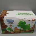 iPlay, iLearn Bouncy Pals Dinosaur Hopper Toy 2 Year Old Boy, Toddler Plush Bounce Animals, Ride on Bouncing Triceratops for Kids, Outdoor Hopping Horse Bouncer, Cool Birthday Gifts 3 4 5 6 Yr Girls