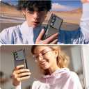 Vofolen for Samsung Galaxy S25 Edge Case Wallet with Card Holder Dual Layer Heavy Duty Shockproof Hidden Flip 4-Card Slots Large Storage Protective Galaxy S25 Edge Wallet Case for Women Men, Gun Metal