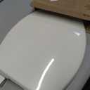 Bemis 7300SLEC Slow Close Toilet Seat, Easy Clean Hinges and Durable Plastic Seat, Made in USA, Elongated, Biscuit