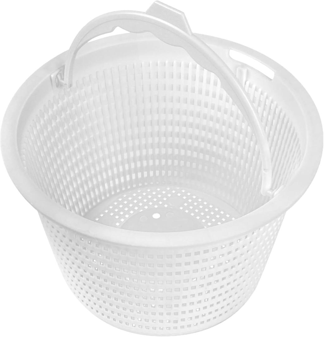 8'' Inground Pool Skimmer Replacement Basket 27180-009-000 Compatible with Hayward SP1070 SPX1070E Skimmers, with Weights
