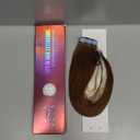 #30 Light Brown Tape in Extensions Human Hair 14 Inch Brown Straight Tape in Seamless Extensions Real Human Hair Skin Weft Seamless Invisible Unprocessed Virgin Remy Hair For Women 45g