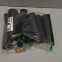 TURSTIN 8 Pack 6 Inch Plastic Furniture Legs with M8 T-Nuts Screws Tapered Sofa Couch and Chair Legs Replacement Furniture Legs for DIY Projects Sofas Coffee Tables Dressers Beds