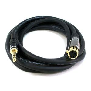 Monoprice 104770 10-Feet Premier Series XLR Female to 1/4-Inch TRS Male 16AWG Cable Black